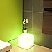 Mr.Go 12-inch Rechargeable Magic LED Light Cube Stool with Remote Control Fun Mood Lamp Soothing Night Light Decorative Lighting for Home Kids Bedside Bedroom Nightstand Nursery Pool Party
