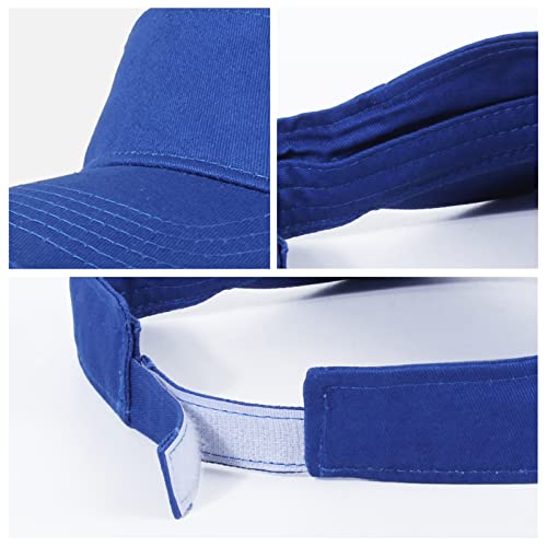 Image of HH HOFNEN Sports Sun Visor Hats Cotton Twill Ball Adjustable Sun Caps for Men Women