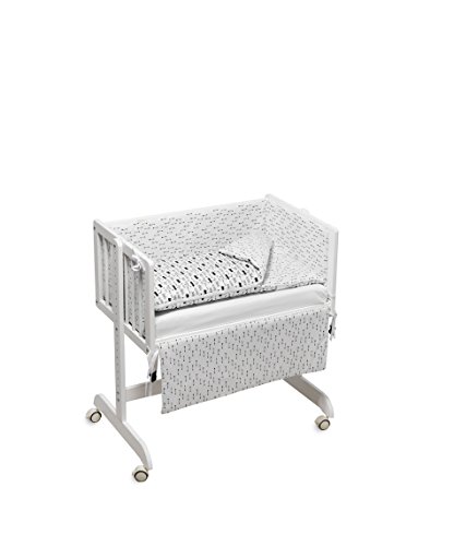 Funny Baby 629700 My Hero Codream - Minicuna colecho con vestidura y colchón, 120 x 60 x 95 cm