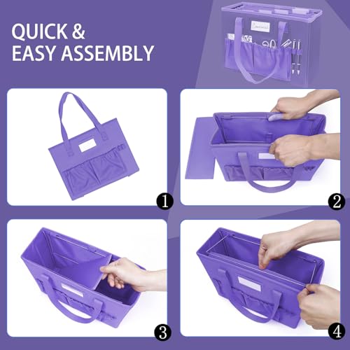 Abcxgood 01 Desktop File Organizer Box,Collapsible Hanging Filing Box,Home Office Document Storage Organizer thumb #5
