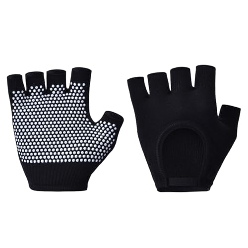 Genérico Guantes de Gimnasio - de Yoga de algodón sin Deslizamiento | 1 par de Manos de Levantamiento de Pesas, de Yoga de de protección, Cuerda Que saltea una Barra, Jugando Guantes antide