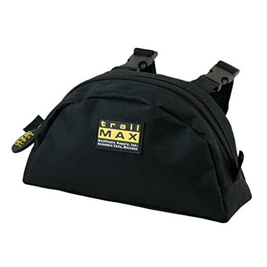 TrailMax Original Pommel Pocket Saddle Bag for Western & Endurance Saddles; Cellphone Saddle Horn Bag; Saddle Horn Bag for Horses; Trail Riding Cellphone Pommel Pocket; Black