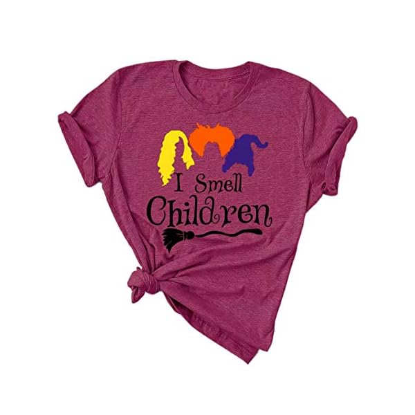 I-Cant-Smell-Children-T-Shirt-Funny-Halloween-T-Shirt-for-Women-Halloween-Short-Sleeve-T-Shirt-Tee-Top I Smell Children T Shirt Funny Halloween T Shirt for Women Halloween Short Sleeve T Shirt Tee Top (XL)