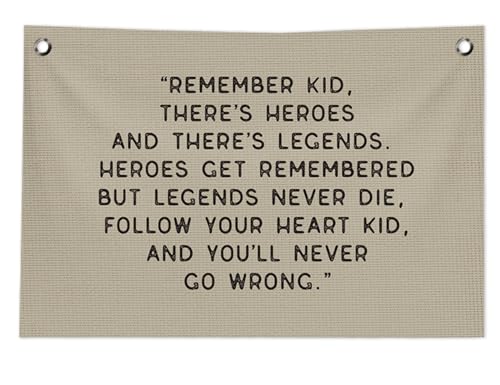 Image of ICEWHITEY Inspirational Nursery Wall Decor, Boy Nursery Decor Canvas Banner, Motivational Hanging Banner Flag Wall Art Decor for Kids Boys Room Bedroom Playroom, 20x30 in