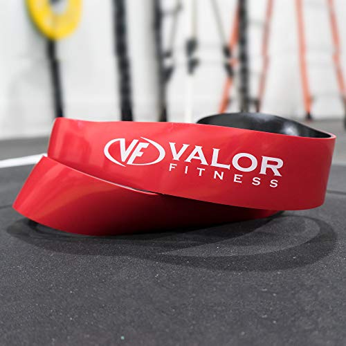 Valor Fitness PRB-XXL-Red Resistance Band for Pull Ups, Bench Presses, Squats, Deadlifts, and More - Size XXL