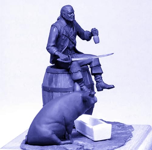 Figurine en résine de Guerrier européen 1/24 maquette q9D4J3