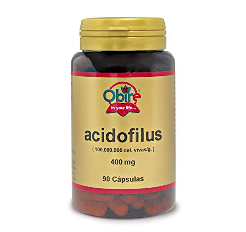 En Oferta Obire | Acidofilus 400 Mg | (Lactobacillus Acidophillus 100.000.000 Cel Vivas/G.) 90 Cápsulas.