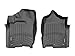 WeatherTech Custom Fit FloorLiners for Nissan Titan, Titan XD - 1st Row (449081), Black