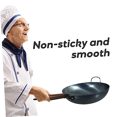 Wok tradicional de hierro multifuncional DECHOUS miniatura 6