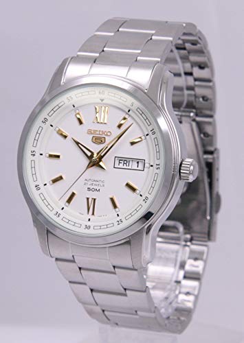 Image of SEIKO 5 Automatic White Dial Men's Watch SNKP15K1