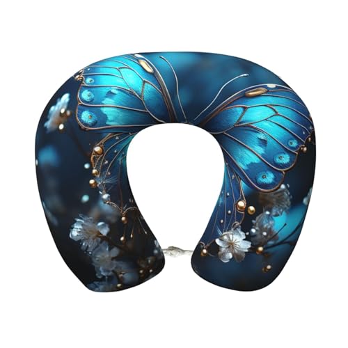 Almohada de espuma viscoelástica para cuello viaje miniatura 1