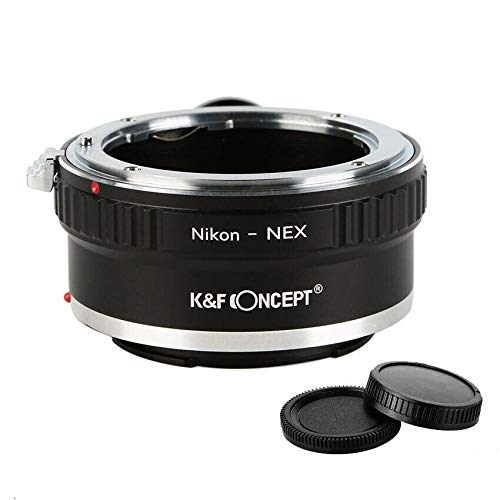 K&F Concept Lens Adapter Ring with Tripod for Nikon F to Sony E Mount a6000 a6300 a6500 a5000 a5100 a3500 a3000 Alpha A7 A7R a7S a7II a7RII a7SII a7III a7RIII and a9