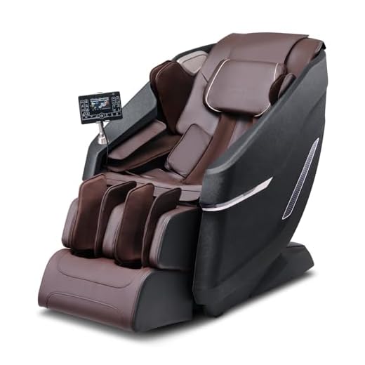 VEVOR Full Body Massage Chair, SL-Track Zero Gravity Massage Recliner, 4D Shiatsu, Body Scan, Heating, Bluetooth Speaker, Airbags for Living Room, Home