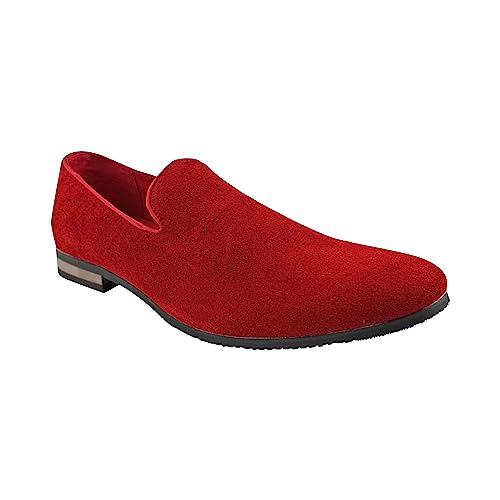 Genuine Suede Men's Dress Slip On Loafers