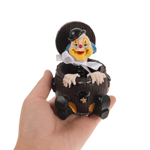 Statuette de clown en résine pour égayer votre bureau ou étagère de salon - 5