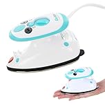 GoIron Portable Mini Steam Iron for Home, Travel, Crafting, Sewing and, Quilting. Dual voltage 120V/220V Compact Steam Iron with a non-stick soleplate