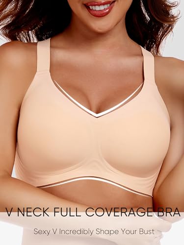 Gailife Womens Wireless Push Up Bras for Women No Underwire Seamless Full Coverage Supportive T Shirt Everyday Bras3