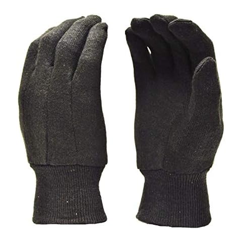 G & F Products unisex adult Regular work gloves, Black, Large sold by Case 300 Pairs US Cover