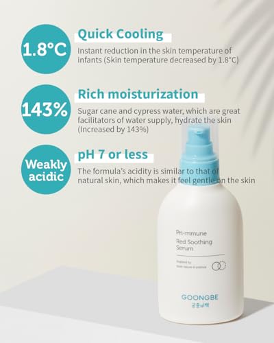 Pri-mmune-Red-Soothing-Serum-Korean-Baby-Soothing-Serum-Lightweight-Gel-Lotion-Refreshing-Cooling-Gel-for-Instant-Skin-Relief-for-Newborns-Babies-and-Toddlers-507-floz