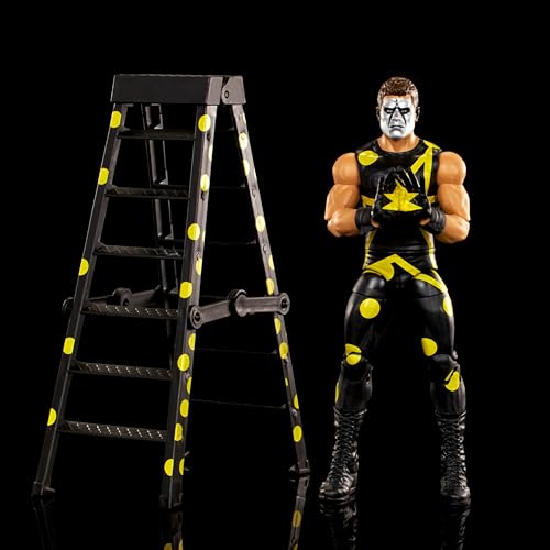 Image of Mattel WWE Stardust Elite Collection Action Figure with Accessories, Articulation & Life-like Detail, Collectible Toy, 6-inch