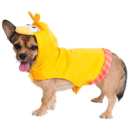 Pet Krewe Sesame Street Big Bird Hoodie Dog & Cat Costume Medium - Perfect for Halloween, Christmas Holiday, Parties, Photoshoots, Gifts for Dog & Cat Lovers