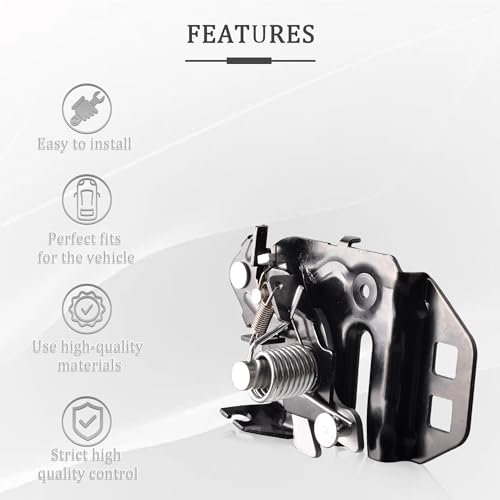 Image of Front Right Hood Latch Assembly Compatible with Ford Fusion 2013-2020 Replaces DS7Z-16700-C DS7Z16700C
