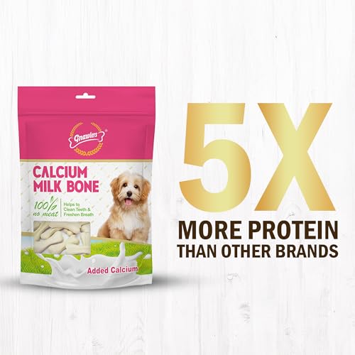 GNAWLERS Paws for A Cause gnawlers Calcium Milk Bone (Small 30 in one) - Dog Treat 270g (Pack of 1) by DogsNCats