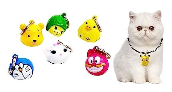RvPaws Pet Plastic Cartoon Design Neck Collar bell with Ring Durable Collar Charm Ideal for Dog/Puppies and Kittens - Asorted Design - Pack of 2 Pcs (B0CPBWQBD2) Amazon Price History, Amazon Price Tracker