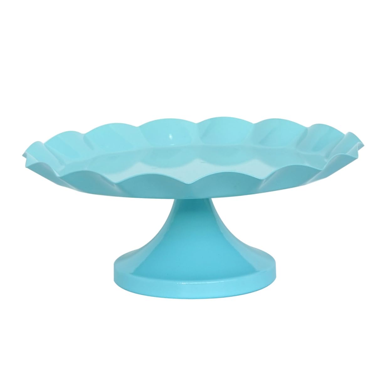 BRIGHTFUFU 1pc Cupcake Stand Cake Trays Wedding Cake Stand Dessert Stand Jewelry Stand Bling Ornaments Graceling Muffin Stand Muffin Trays Cake Display Stand Fruit Plate Blue
