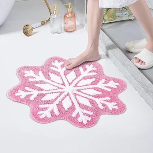 Tapis de bain rond antidérapant et doux lavable en machine - 3
