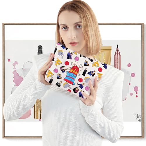WZMPA Satine & Christia Musical Cosmetic Bag Satine & Christian Fans Gift Come What May Zipper Pouch Bag Satine & Christia Merch - Image 4