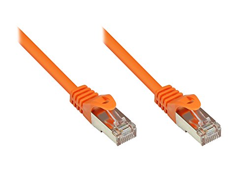 Preisvergleich Produktbild Patchkabel, Cat. 5e, SF / UTP, orange, 3m, Good Connections®