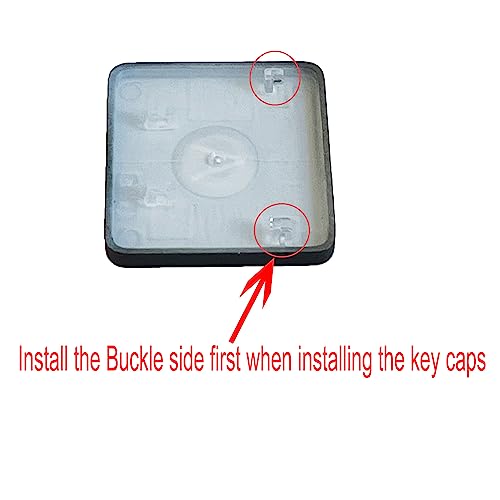 Image of Replacement Keycaps Keys for MacBook Air M2 M3 M4 13'' 15'' A2681 A3113 A2941 A3114, MacBook Pro /Max 14 16'' M2 M3 M4 A2779 A2780 A2918 A2992 A2991 A3401 A3112 2022-2024 Black
