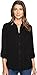 Calvin Klein Jeans Women's Long Sleeve Utility Garment Dye Shirt