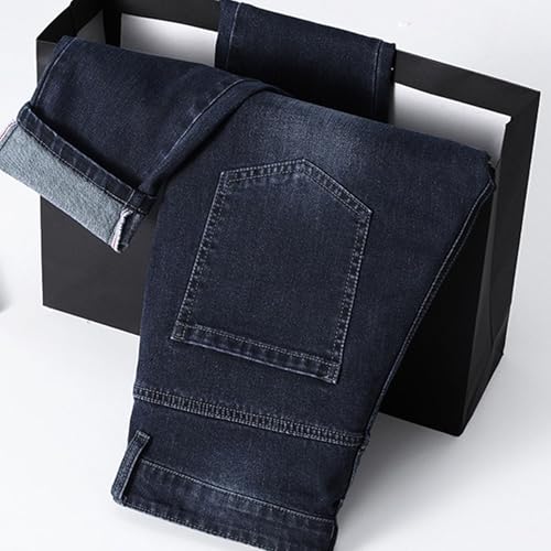 Men's Lightweight Boot Cut Jeans Stretch Straight Leg Denim Trousers Casual Slim Skinny Cowboy Pants4