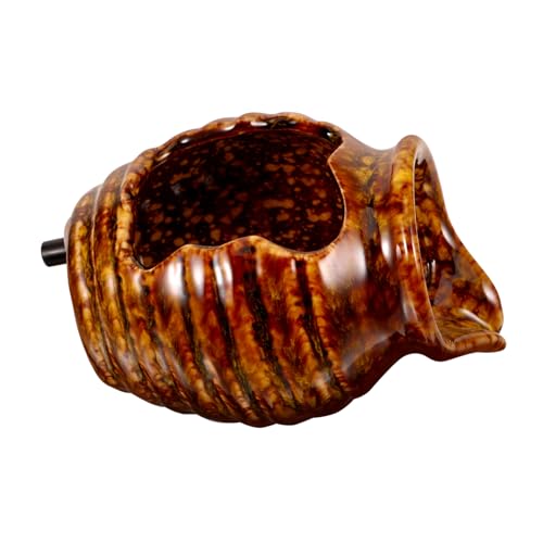 VINTORKY Elegant Ceramic Fountain Decor Fish Tank Waterfall Outdoor Water Feature Jar