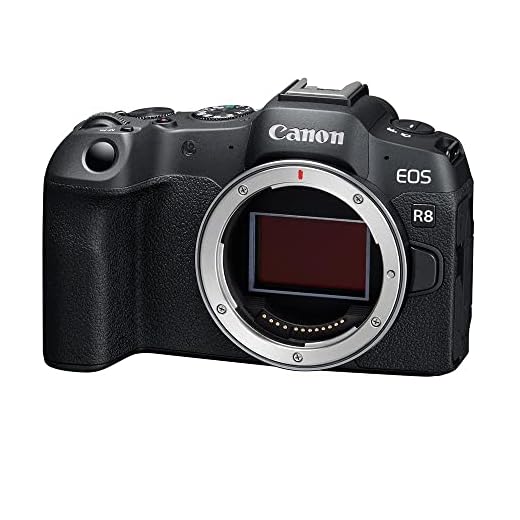 Canon EOS R8 Full-Frame 24.2 MP Mirrorless Camera Body | 4K Full HD Video Recording | (Black)
