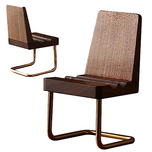 Cadeira titular do telefone celular para mesa - Suporte de telefone de mesa em forma de cadeira boni