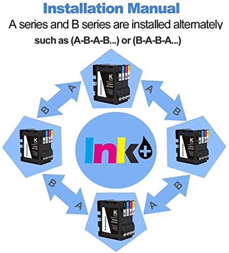 INK+ Cartucho de tinta de sublimação SG500 SG1000 compatível com impressora Sawgrass Virtuoso SG500
