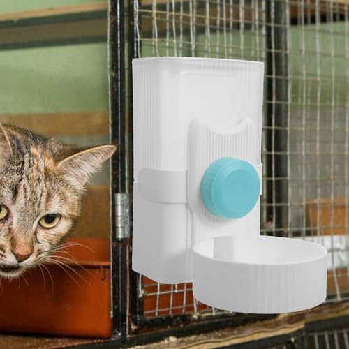Dispensador de agua automático para mascotas OHPHCALL de 1000ml de plástico para colgar en jaula 6