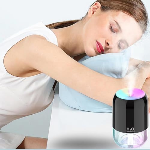 Humidificador aroma con difusor USB blanco compacto miniatura 4