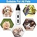 MCOURASOY Silent Groom Pro Nail Grinder, Dog Nail Trimmer Grinders,Super Quiet Pet Paws Grooming Smoothing Tool,Rechargeable USB Charging Pet Nail Grinder for Small Medium Large Dogs & Cats