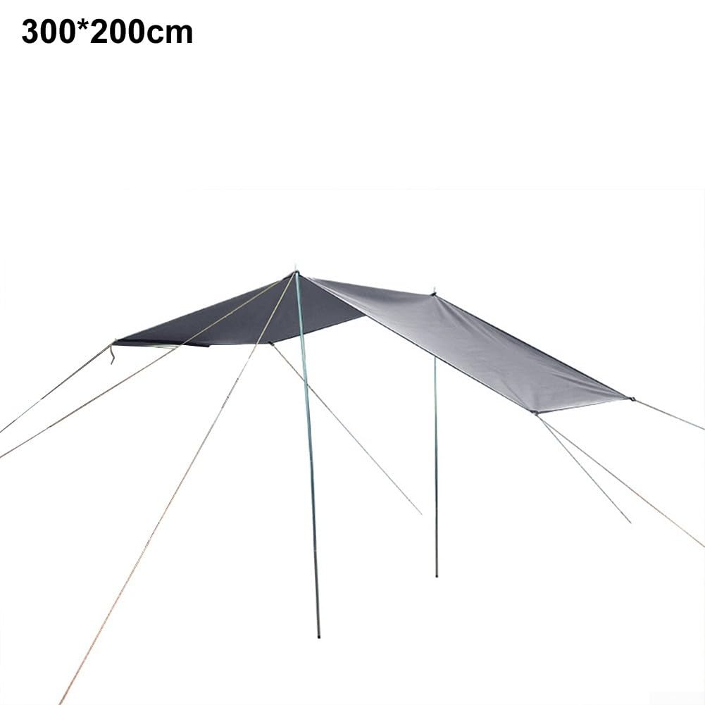 Tenda parasole da campeggio, 300 x 200 cm, per picnic e spiaggia (verde 300