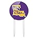 Acrylic LSU Tiger State Mark Cake Topper Party Decoration for Wedding Anniversary Birthday Graduation