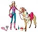 Produktbild Mattel Barbie V5721 - Barbie & Tawny, Puppe mit Pferd, Bürste, Sattel und Reitkappe