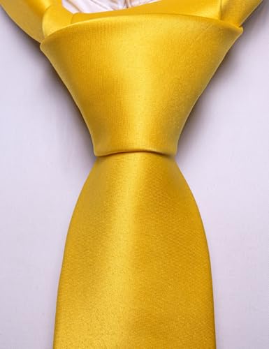 Image of Barry.Wang Boys Ties Pre-Tied Satin Solid Color Kids Tie Pocket Square Set Adjustable Formal Necktie Graduation School