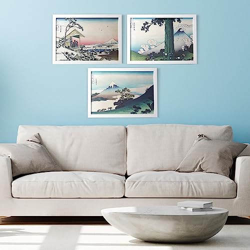 The Gifted Stationary Katsushika Hokusai Posters (13 x 19 Inches, 20 Pack, Unframed, Multicolored, Nature, Japanese Art, Dorm Room Decor)