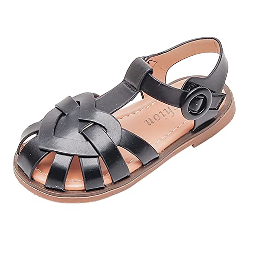 Kids Girls Sandals Casual Sticky Shoelaces Light Weight Adjustable Straps Summer Little Child/Big Kid Toddlers Sandals