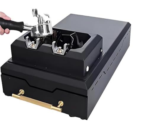 LjlXanthiper Limpiador De Portafiltros Comercial De 150w for Portafiltros Comerciales De 58 Mm,con 2 Raspadores Y 1 Cabezal De Cepillo,300 RPM,Adecuado para Cafeterías Y Cocinas Domésticas