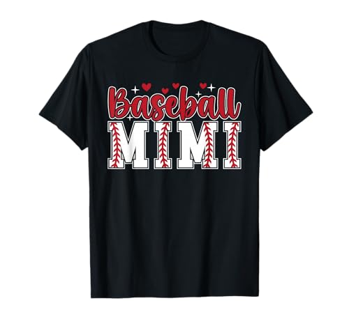 Baseball Mimi Proud Mimi Of A Baseball Player Mimi T-Shirt